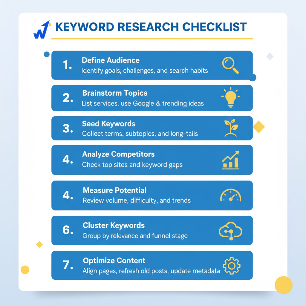 Keyword Research Checklist